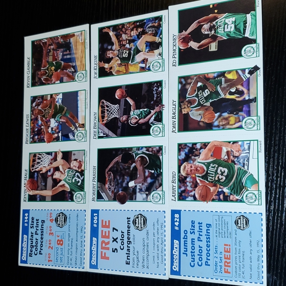 LIMITED EDITION LARRY BIRD Trading Cards Osco Drug